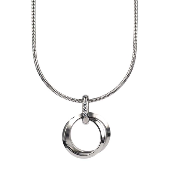 CAROLIN Kort Halsband Stål - Astrid & Agnes - Snabb frakt & paketinslagning - Nordicspectra.se