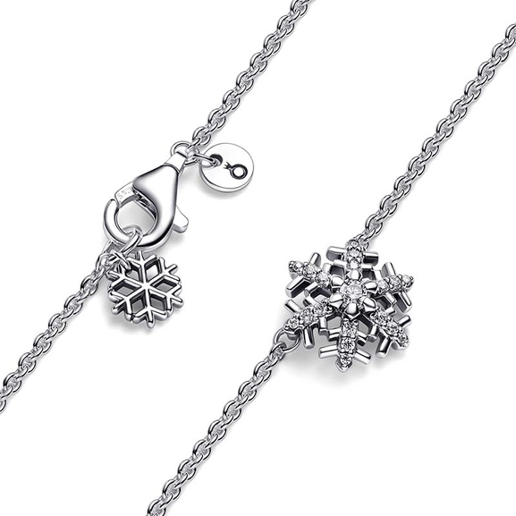 Sparkling Snowflake Pendant Necklace - PANDORA - Suuri valikoima & ilmainen lahjapaketointi - Nordicspectra.fi