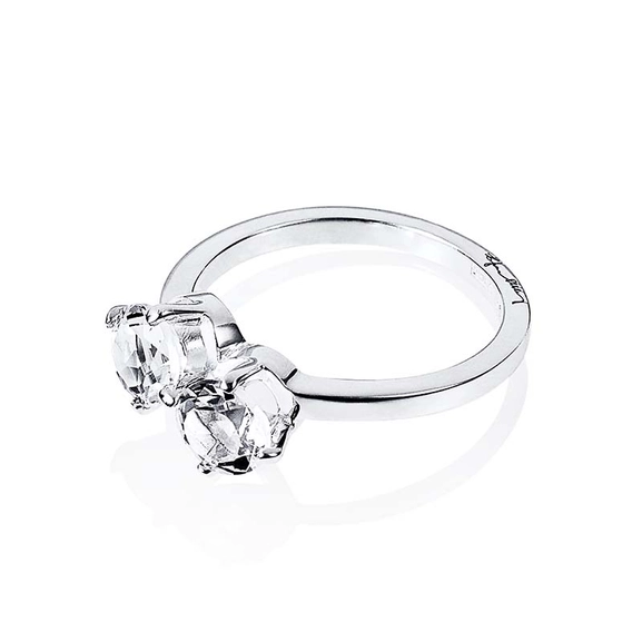 The Mountain & I Ring Crystal Quartz - Efva Attling - Skandinaviska Designsmycken - Nordic Spectra