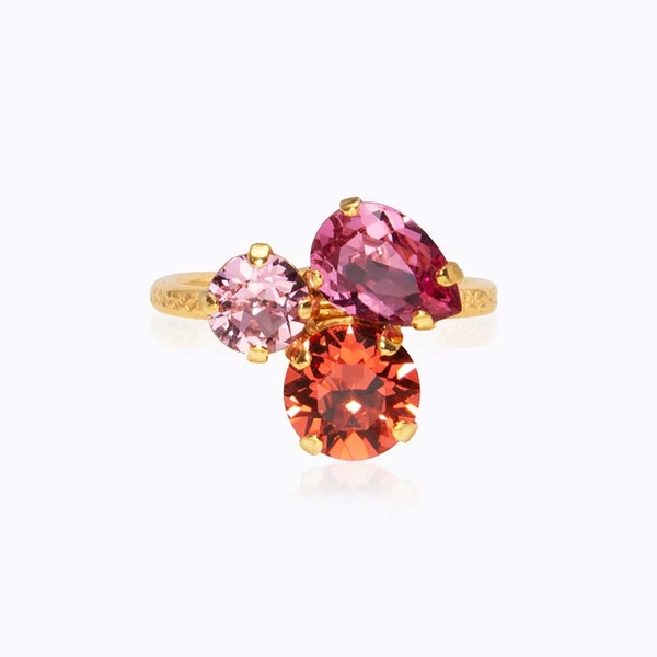 Colette Ring Gold Coral Combo - Caroline Svedbom - Snabb frakt & paketinslagning - Nordicspectra.se