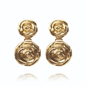 Rosita Grande Earrings Gold från Caroline Svedbom