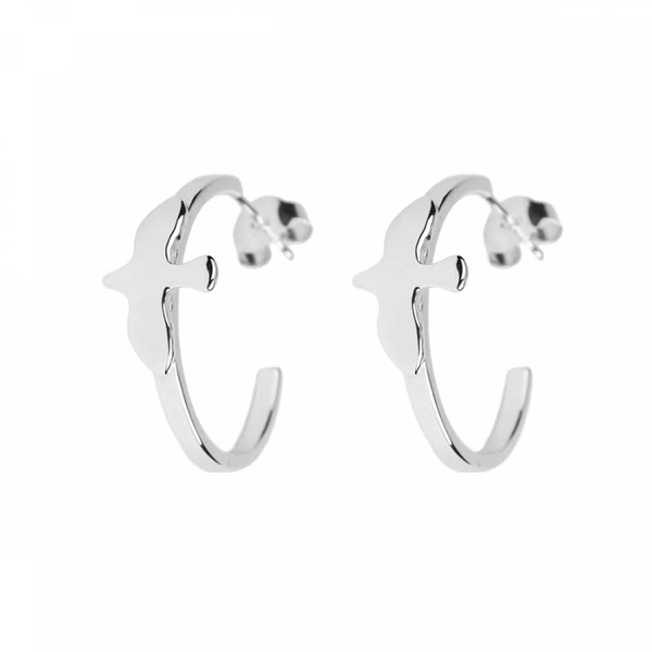 Dove Hoop Small Silver von Emma Israelsson, Schneller Versand - Nordicspectra.de