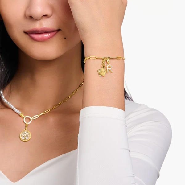 Kuvert & Brev Berlock Guld - Thomas Sabo - Snabb leverans & paketinslagning - Nordic Spectra