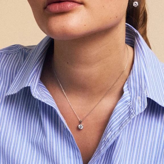 Crown Necklace L Steel - Edblad - Snabb leverans - Gratis paketinslagning