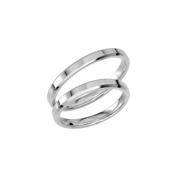 SR1051-2.5 White Gold - Wedding & engagement rings - Schalins - Scandinavian design - Nordic Spectra