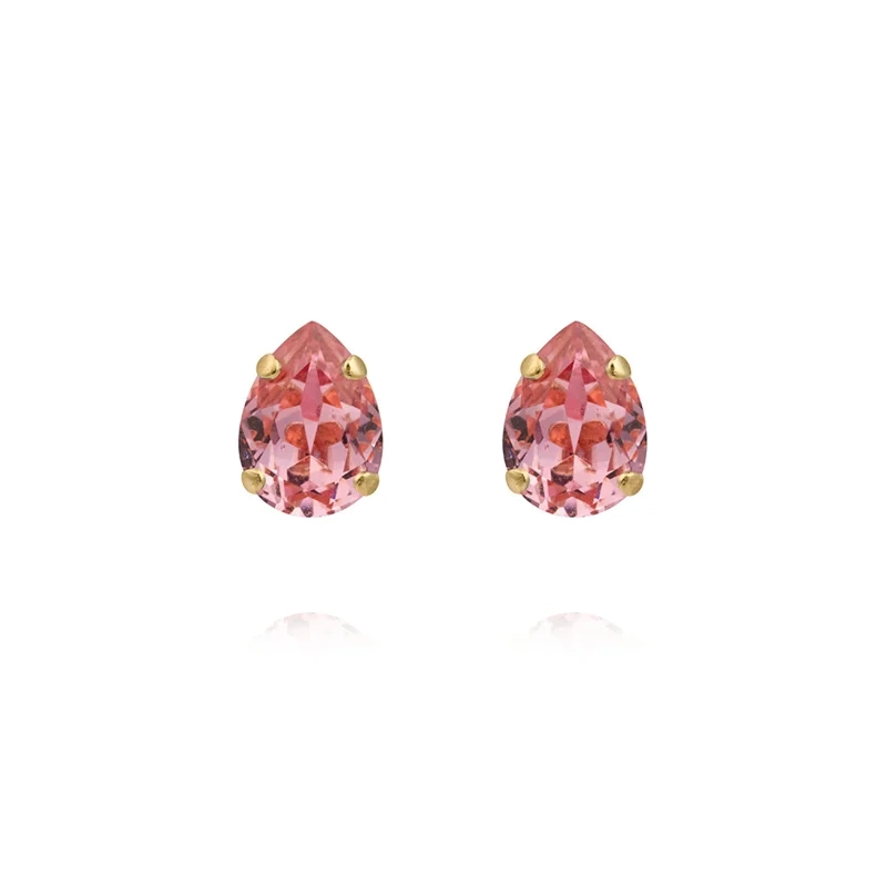 Caroline Svedbom - Amelia Stud Earrings Gold Light Rose