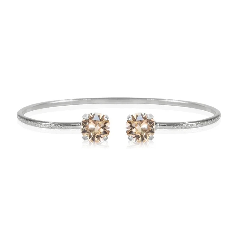 Caroline Svedbom – Classic Petite Bracelet Rhodium Silk
