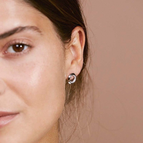 Zinnia Studs Steel - Edblad - Snabb frakt & paketinslagning - Nordicspectra.se