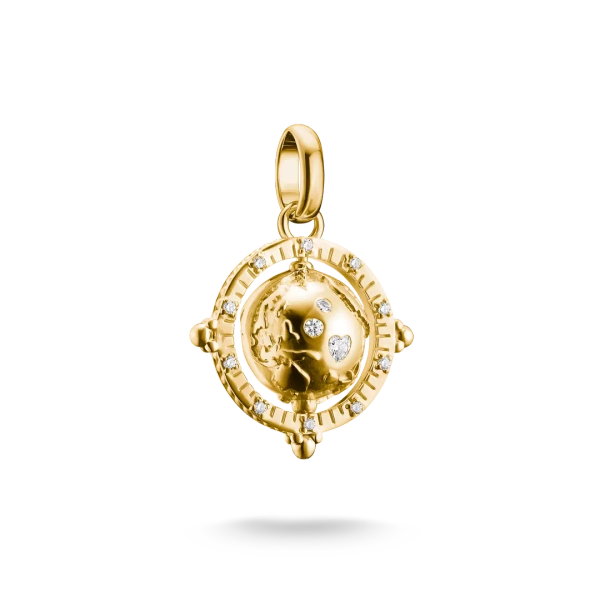 CC Connect Globus-Anhänger Gold - Thomas Sabo - Nordic Spectra