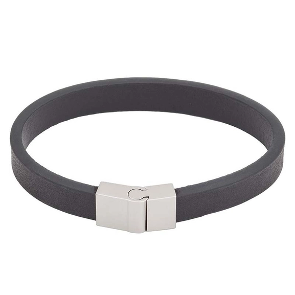 Lewis Bracelet Leather Black - Edblad - Snabb frakt & paketinslagning - Nordicspectra.se