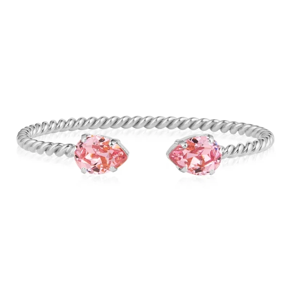 Mini Drop Bracelet Rhodium Light Rose - Caroline Svedbom - Snabb frakt & paketinslagning - Nordic Spectra