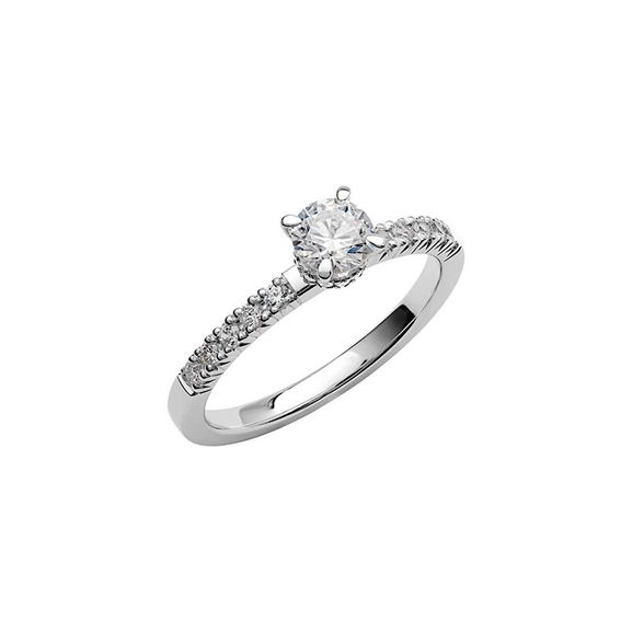 Love 14 White Gold - Wedding & engagement rings - Schalins - Scandinavian design - Nordic Spectra