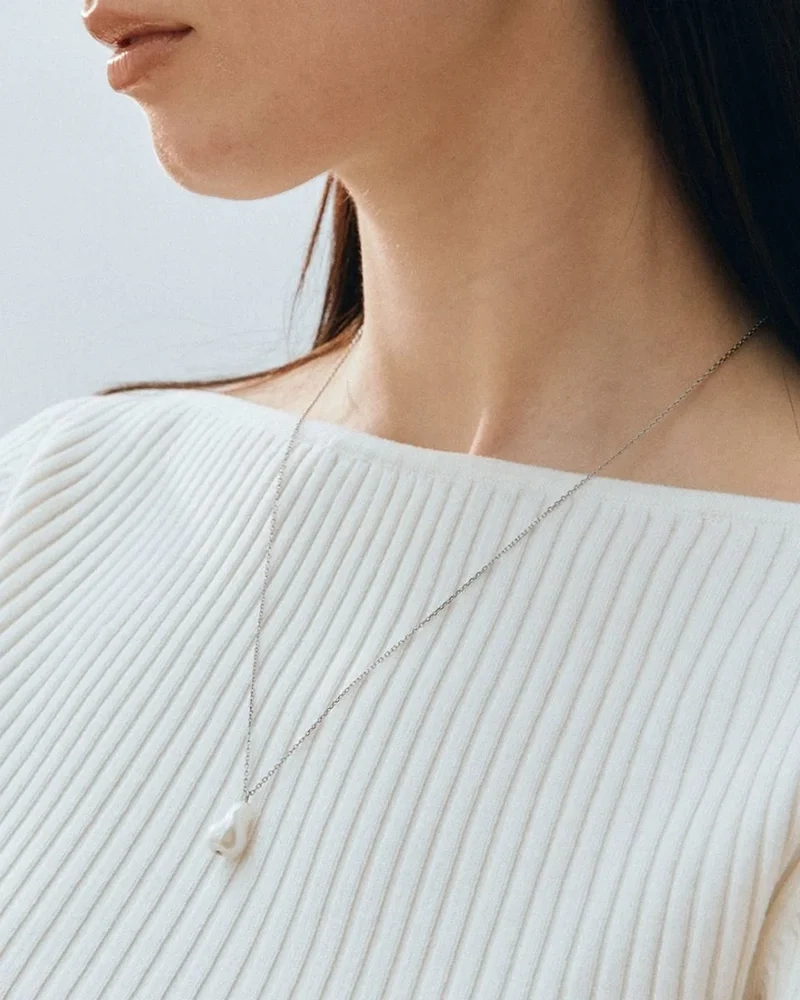 Roc Necklace Steel - Edblad - Snabb leverans - Gratis paketinslagning