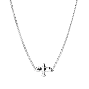 Halskette „Organic Dove Curb Necklace Silver“