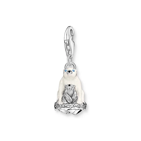 Charm-hängsmycke Isbjörnar Silver - Thomas Sabo berlock - Snabb frakt & paketinslagning - Nordicspectra.se