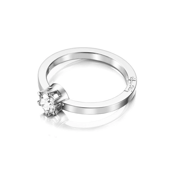Crown Wedding Ring 0.50 ct White Gold - Efva Attling ringar - Snabb frakt & paketinslagning - Nordicspectra.se