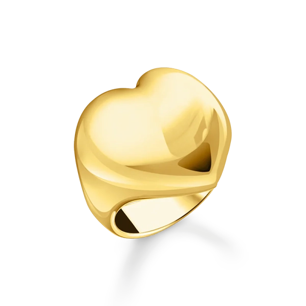 Klackring Hjärta Guld - Thomas Sabo - Snabb leverans & paketinslagning - Nordic Spectra