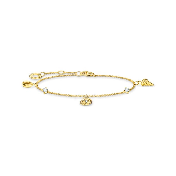 Armband Muscheln und Weiße Steine Gold von Thomas Sabo, Schneller Versand - Nordicspectra.de