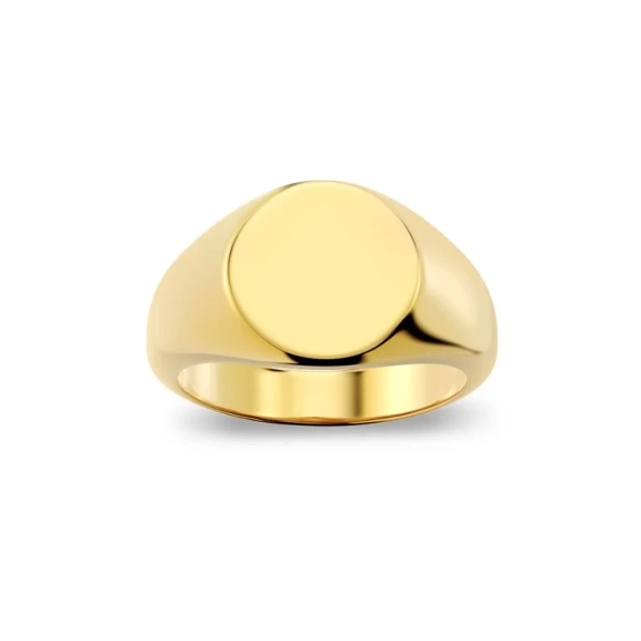 Kim Signet Ring Gold - Edblad - Snabb frakt & paketinslagning - Nordic Spectra