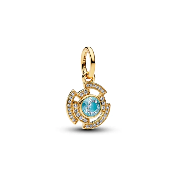 Marvel Iron Man Arc Reactor Anhänger Gold. Bezauberndes Design