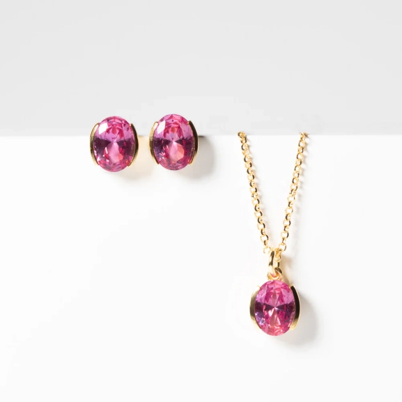 18K vergoldetes Silber.