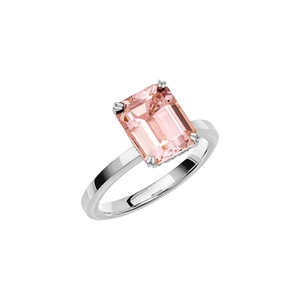 Fairytale 13 Morganite White Gold - Wedding & engagement rings - Schalins - Scandinavian design - Nordic Spectra