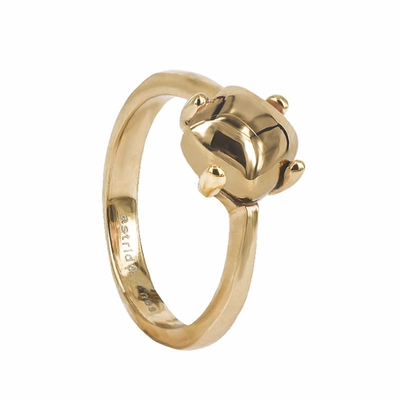 VICTORIA Plain Ring Guld - Astrid & Agnes - Snabb frakt & paketinslagning - Nordicspectra.se
