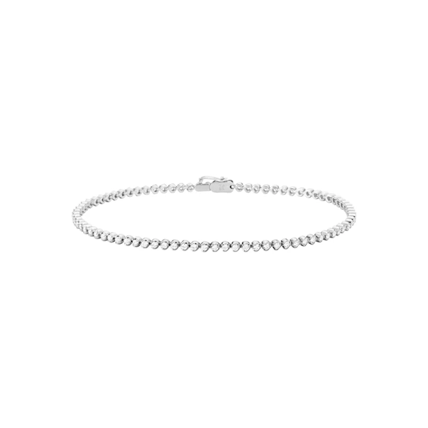 Georg Jensen Signature Diamonds Tennisarmband Slim Vitguld - Georg Jensen - Designsmycken med snabba & trygga leveranser - Nordic Spectra