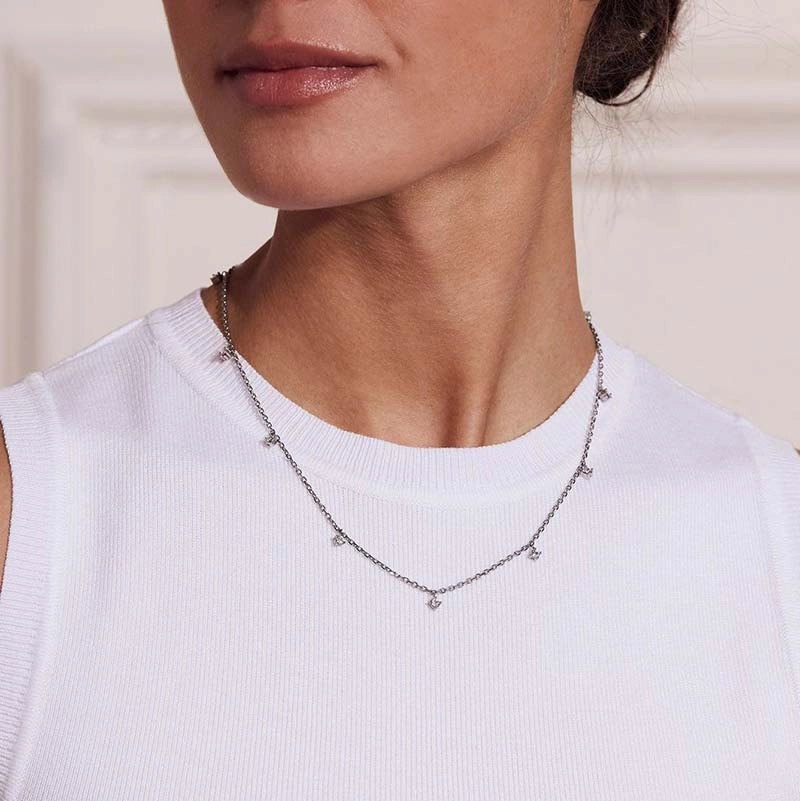 Leonore Mini Necklace Multi Steel - Edblad - Snabb frakt & paketinslagning - Nordicspectra.se