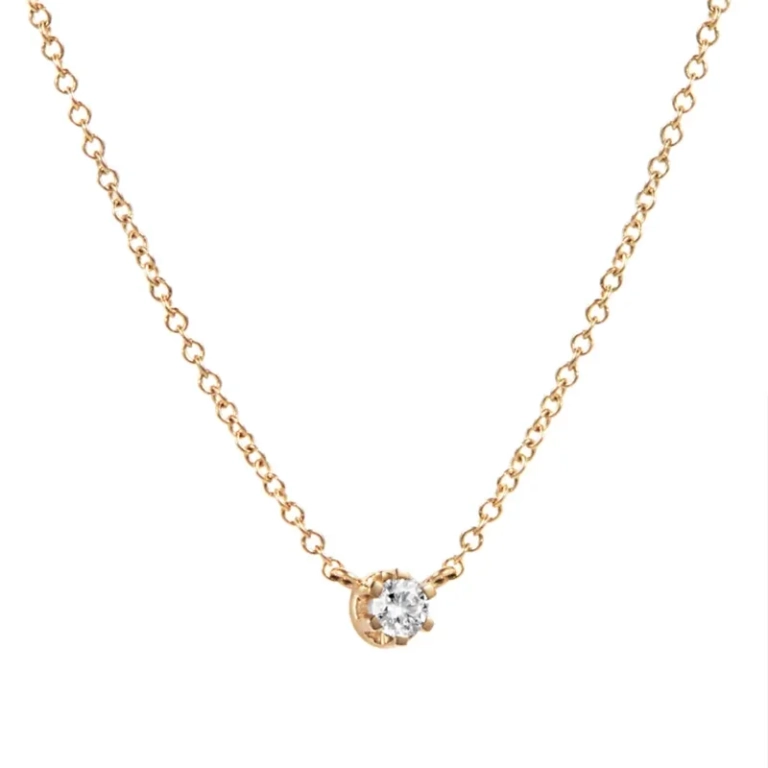 Crown & Stars Necklace 0.19ct Gold - Efva Attling - Sveriges största återförsäljare - Nordic Spectra