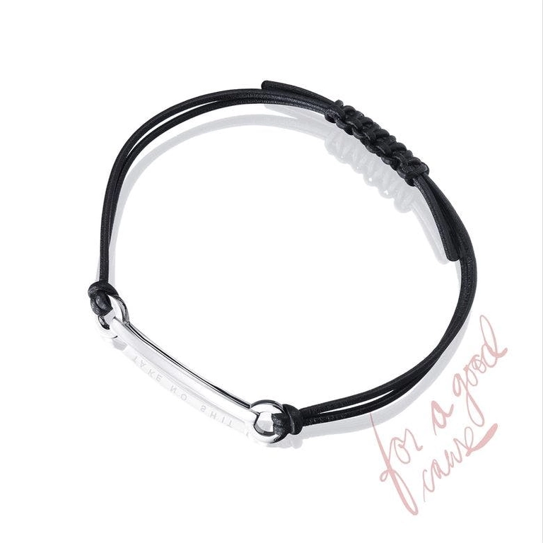 Take No Shit Leather Bracelet - Efva Attling armband - Snabb frakt & paketinslagning - Nordicspectra.se