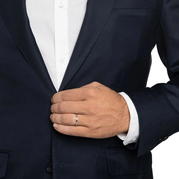 Plain & Signature Thin Ring White Gold - Efva Attling ringar - Snabb frakt & paketinslagning - Nordicspectra.se