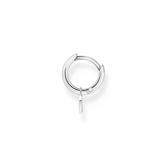 Einzel Creole Mit Herz Anhänger Silber von Thomas Sabo, Schneller Versand - Nordicspectra.de