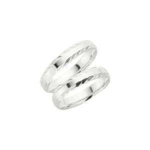 60-4 Silver - Vigsel- & förlovningsringar - Schalins - Fri storleksändring* - Nordic Spectra