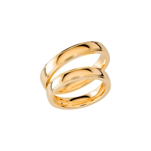 SR1033-4 Gold - Wedding & engagement rings - Schalins - Scandinavian design - Nordic Spectra
