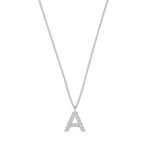 Letter Necklace A-Ö Steel - Edblad - Snabb leverans - Gratis paketinslagning