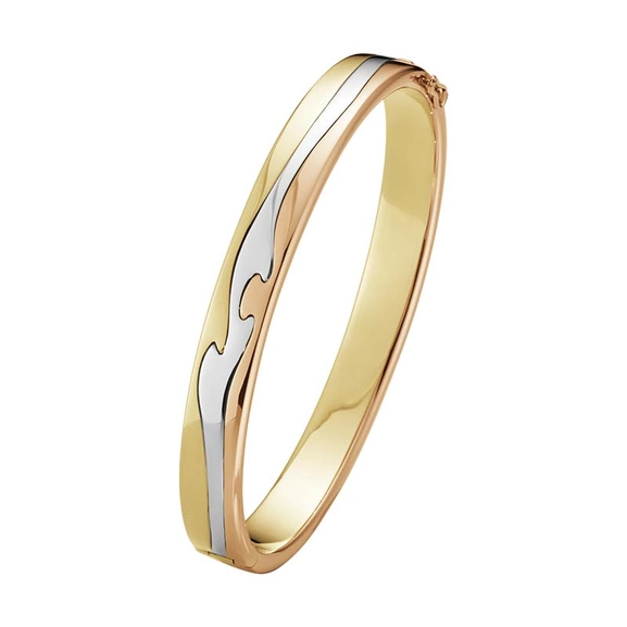 Fusion Armreif Gold, Weißes Gold & Roségold von Georg Jensen, Schneller Versand - Nordicspectra.de