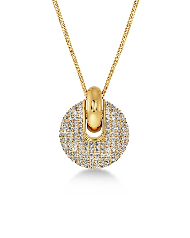 Edblad - Bisque Pavé Necklace Gold