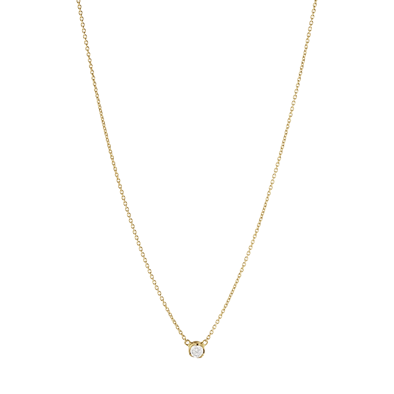 Georg Jensen - Georg Jensen Signature Diamonds Halsband 0.10 ct