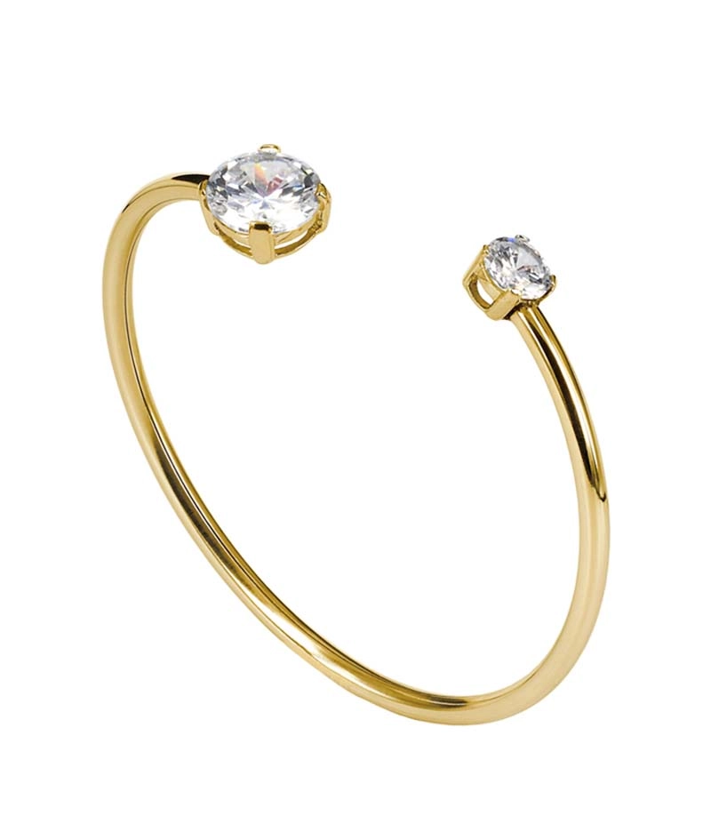 Astrid & Agnes - FRIDA Armring Guld/Kristall