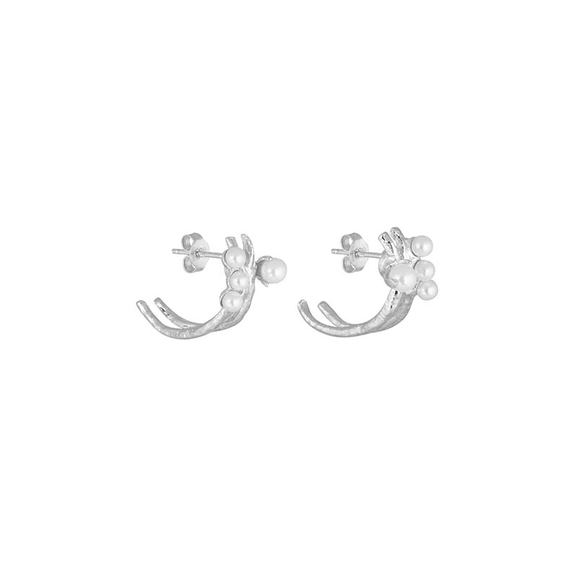 Pearl Kluster Ear Silver -CU Jewellery - Snabb frakt & paketinslagning - Nordicspectra.se