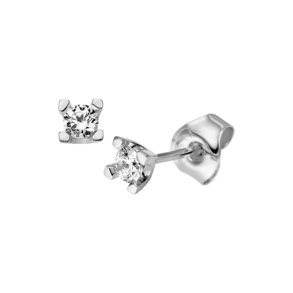 Seine Örhängen 0.20ct Vitguld - Schalins - Smycken för de speciella tillfällena - Nordic Spectra