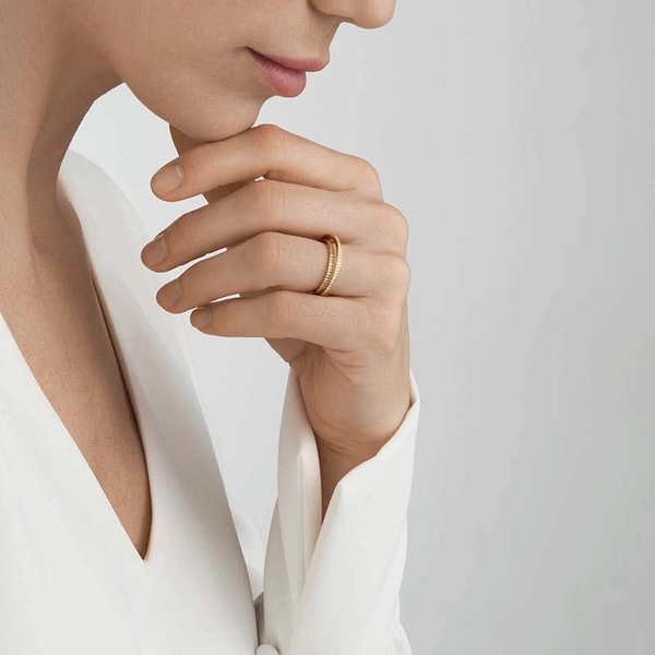 Halo Dubbel Alliansring Diamanter Guld - Georg Jensen ringar - Snabb frakt & paketinslagning - Nordicspectra.se