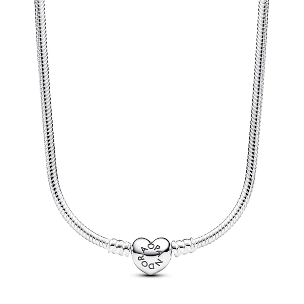 Pandora Moments Schlangen-Gliederarmband mit Herzverschluss - PANDORA - Nordic Spectra