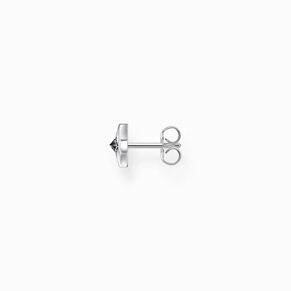 Stiftörhänge med Svart Sten - Thomas Sabo - Snabb leverans & paketinslagning - Nordic Spectra