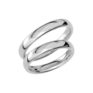 SR1004-3.5 Platina - Vigsel- & förlovningsringar - Schalins - Fri storleksändring* - Nordic Spectra