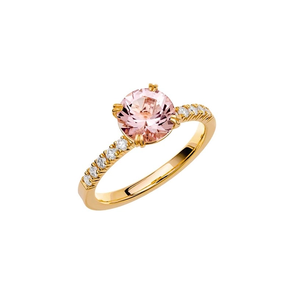 Fairytale 4 Morganite Gold - Wedding & engagement rings - Schalins - Scandinavian design - Nordic Spectra