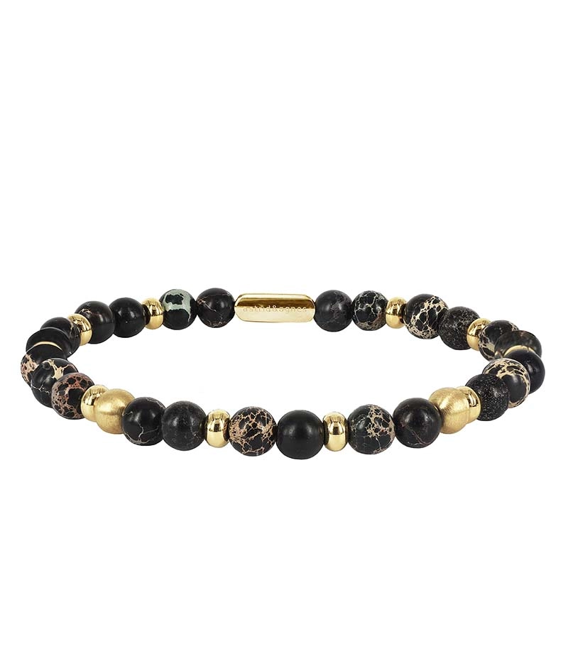 VERA Armband Svart / Guld - Astrid & Agnes - Snabb frakt & paketinslagning - Nordicspectra.se