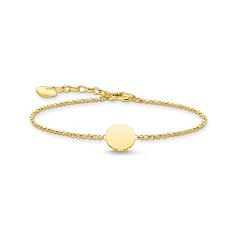 Armband Bricka Guld - Thomas Sabo armband - Snabb frakt & paketinslagning - Nordicspectra.se