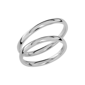 SR1029-2 Vitguld - Vigsel- & förlovningsringar - Schalins - Fri storleksändring* - Nordic Spectra